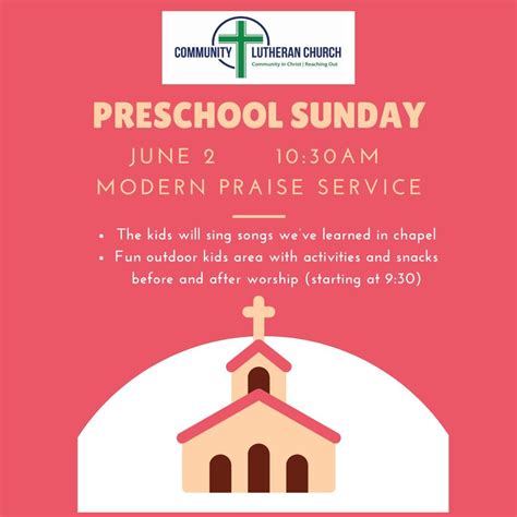 Preschool Sunday, Community Lutheran Church - RSM, Rancho Santa ...