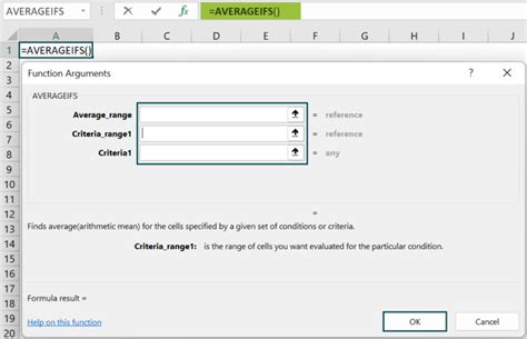 Image result for Array Function within an Averageifs