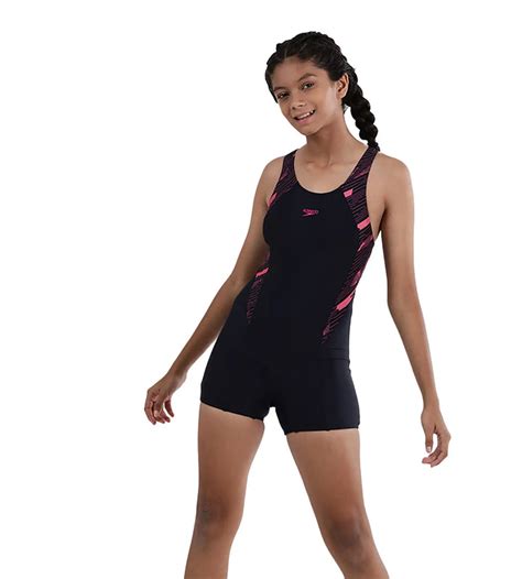 Buy Speedo Hyperboom Splice Muscle Back Legsuit True-Navy-Electricpink ...