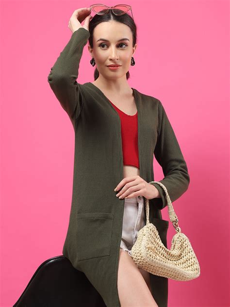 Front Open Cotton Waffle Women Shrug – rigoindia
