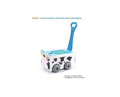 Sunta Blocks Cow Container Trolley 30 Blocks – The Moms Darling Baby Shop