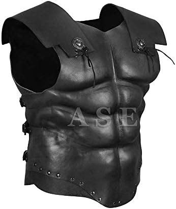 Buy A S Enterprises Medieval Muscle Leather Body Armor Chest plate ...