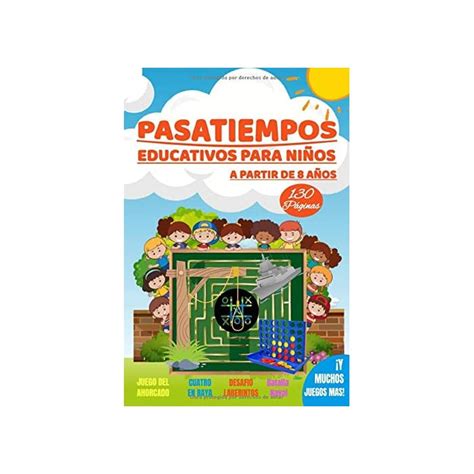 Buy Pasatiempos Educativos para Niños a Partir de 8 años. 130 páginas ...