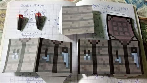 Crafting Table Papercraft 的图像结果