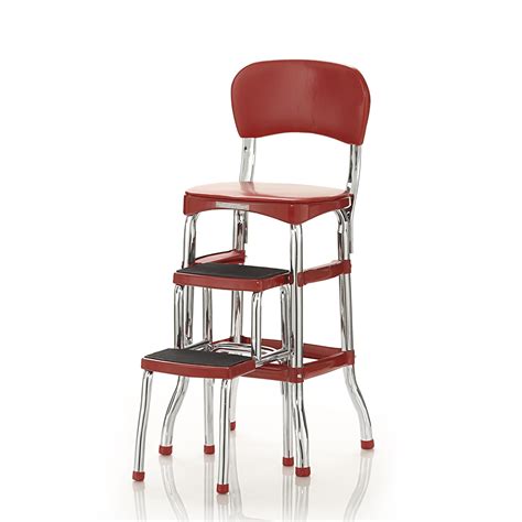 Retro Counter Chair/Step Stool Sliding at Garrett Kirk blog
