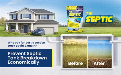 T1B Septic Tank Cleaning Powder - 3-in-1 100X Powerful Formula with ...