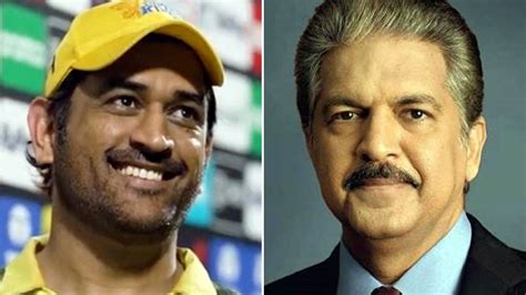 'Obvious future leader': Anand Mahindra says 5 time IPL winner MS Dhoni ...