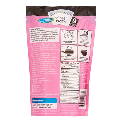 Skinny Pasta Konjac Noodles Nutrition Facts | Besto Blog