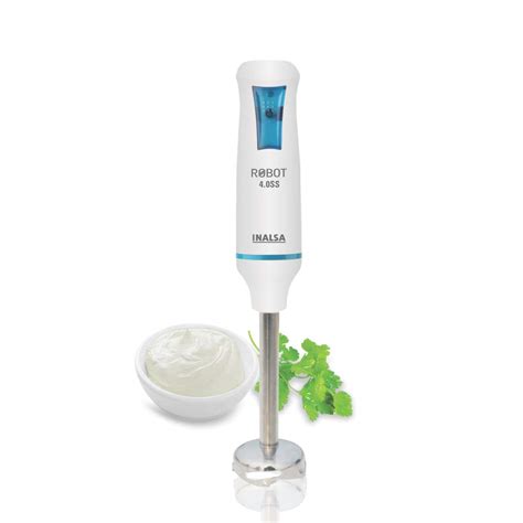 Buy Inalsa Robot 4.0 SS Hand Blender, 400W (White and Blue) Online at ...