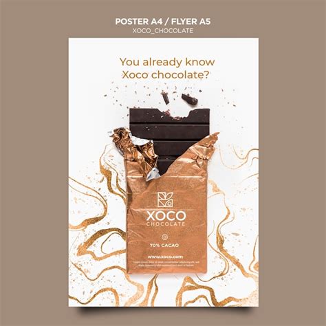 PSD de Mockup chocolate, plantillas PSD gratuitas de gran calidad para ...
