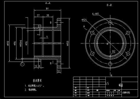 CAD机械设计练习图纸 - 迅捷CAD图库