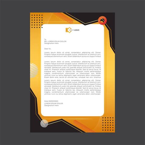 Briefkopfschablone der Geschäftsfrau | Kostenlose Vektor