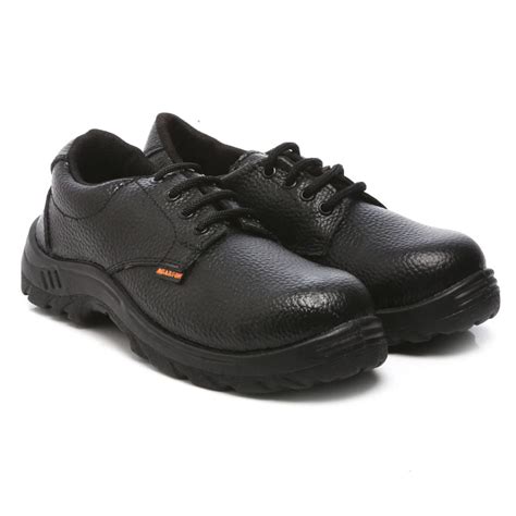 Buy Agarson Power Steel Toe Synthetic Upper Safety Shoe Black Online at ...
