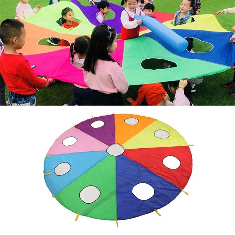 Buy Rainbow Umbrella Parachute Mole Game, Outdoor Whack a Mole Umbrella ...