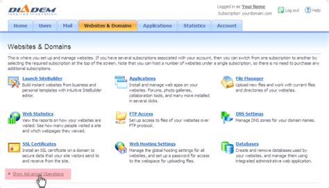 Changing Passwords (Domain Admin, Ftp, Webuser) - Diadem Technologies ...