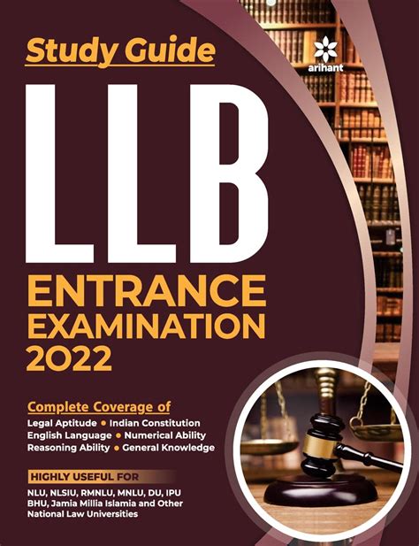 Self Study Guide LLB Entrance Examination 2022 (Old Edition) : Arihant ...