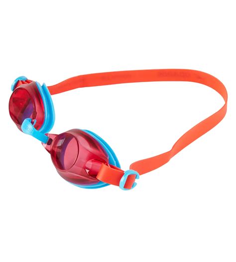 Buy Speedo Jet Turquoise-Lava Red Swim Goggles Online | Speedo India