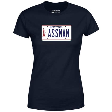 Assman New York License Plate - Women's T-Shirt – m00nshot