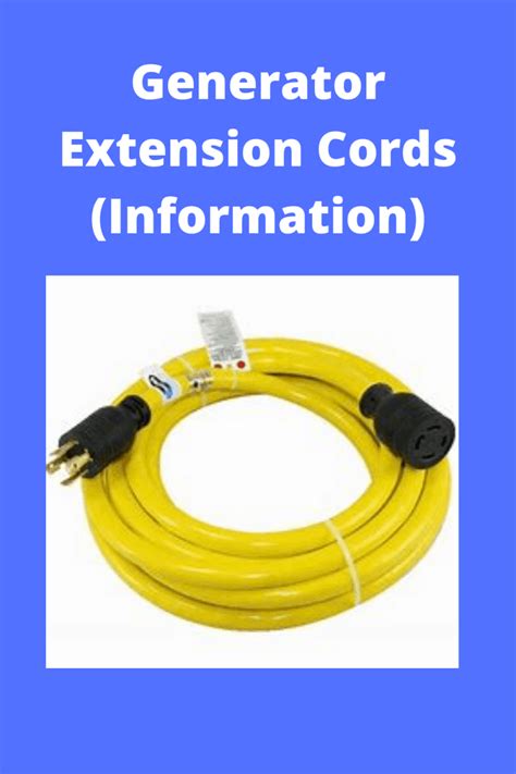 Image result for Portable Generator Using Extension Cords Only