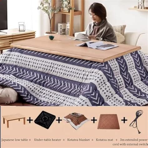 YUGXTH Home Kotatsu Tables Set, Japanese Kotatsu Table with India | Ubuy