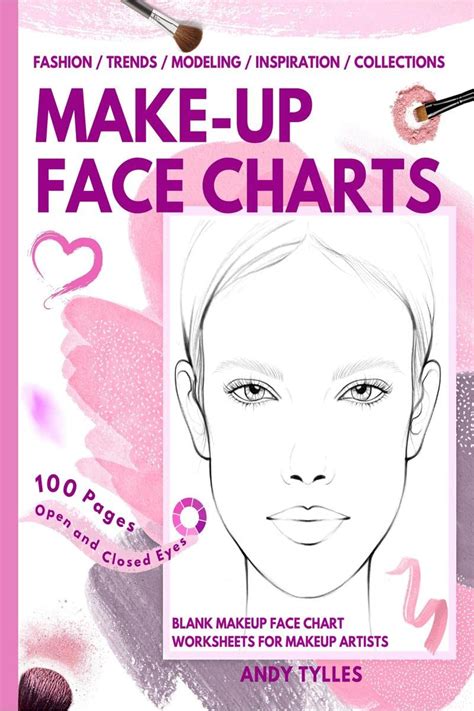 Buy Make-up Face Charts : Blank Face Charts for Makeup Artists from ...