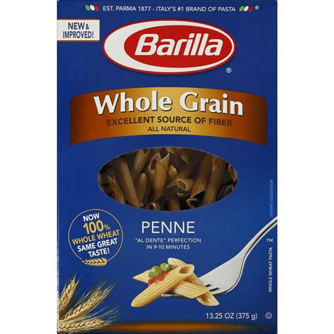 Barilla Penne Wholegrain Pasta 375g | Woolworths