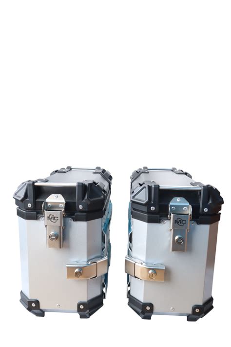 Aluminium Side Box MX 36 Litre Silver With Saddle Clamp – GTR Pitstop