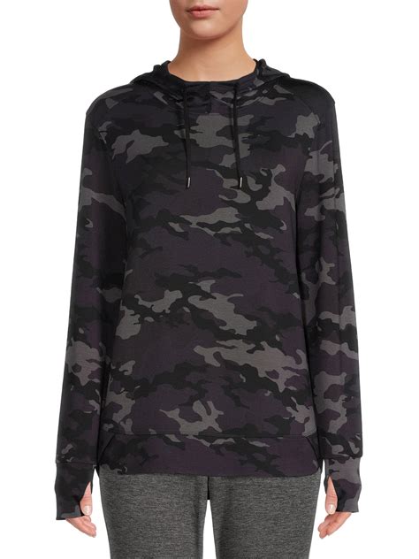 Athletic Works Women's Athleisure Mock Neck Hoodie - Walmart.com
