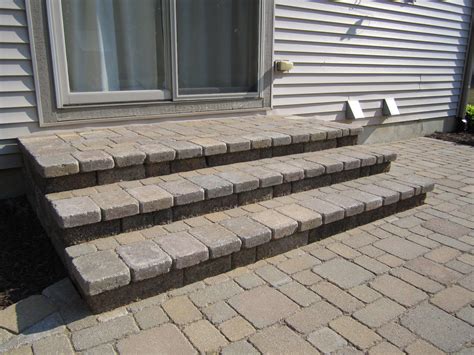 Paver Patio Steps Ideas
