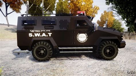 SWAT Van Metro Police [ELS] for GTA 4