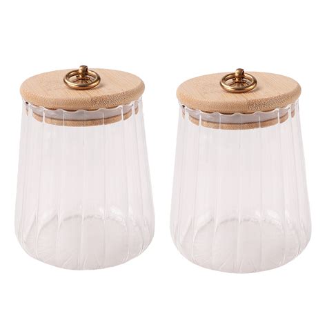 Buy Pack of 2: Mush Bamboo 750 ml Kitchen Storage Jars