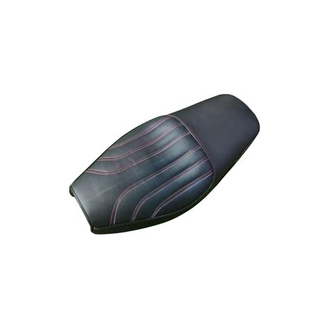 Straight Line Seat with Red Thread for Jawa 42, Jawa 42 2.1, & Jawa Cl ...