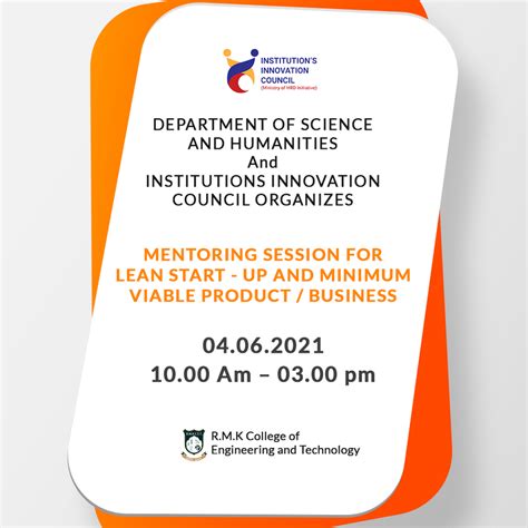 IIC Events| Welcome to RMK College of Engineering and Technology