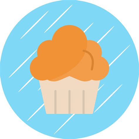 Muffin Flat Circle Icon Design 43900488 Vector Art at Vecteezy