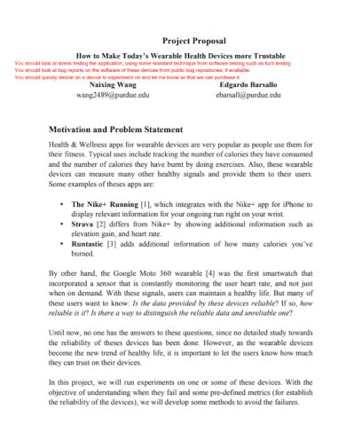 Image result for Project Proposal Statement of the Problem Example