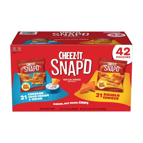 Cheez It Snap'd Multipack, 42 ct | BJ's Wholesale Club