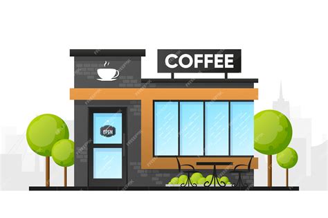 Cafe Shop Vector 的图像结果