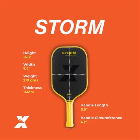 FYNX Storm Carbon Fiber Pickleball Paddle | Pro Performance