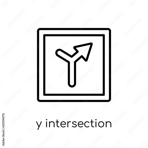 Y Intersection Sign 的图像结果