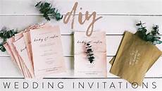 Diy Wedding Invitation Designs by Diy My Wedding Invitations With Me Diy Wedding Invitation Designs