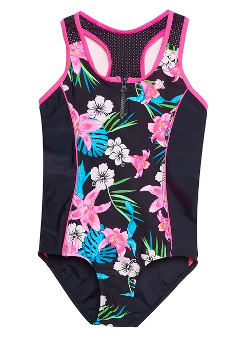 Buy ZeroXposur Big Girls Swimsuit - Girls Bathing Suit - Girls ...