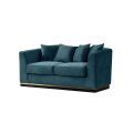 Canapé 2 places Pino, coloris Peacock
