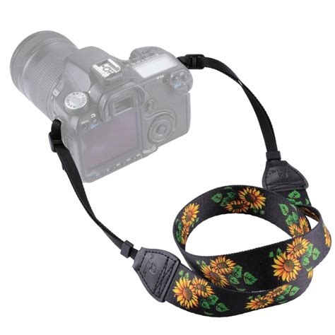 PULUZ Retro Ethnic Style Multi-color Series Shoulder Neck Strap Camera ...