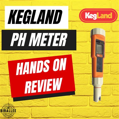 Birallee Beer & Brewing: KegLand - pH Meter (KL04169) - Hands on Review
