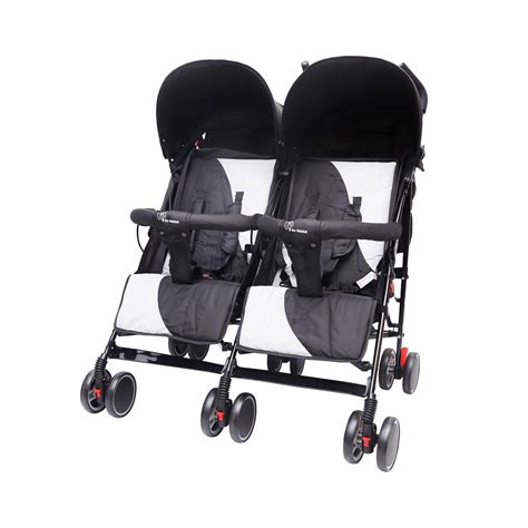 R for Rabbit Ginny and Johnny Twin Baby Stroller with Adjustable ...