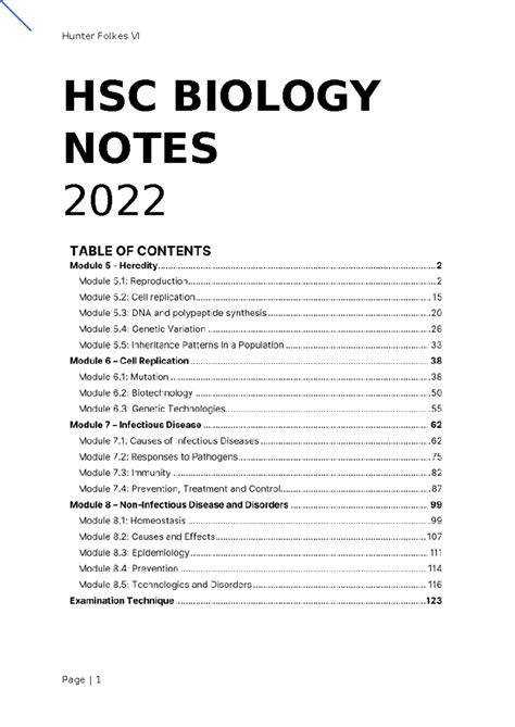 HSC Bio Notes 的图像结果