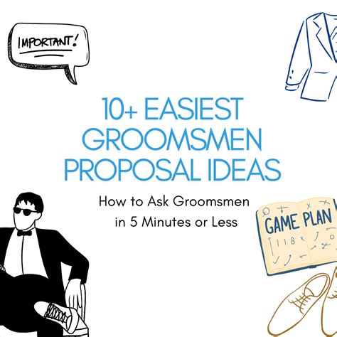 10+ Easy Groomsmen Proposal Ideas That Take 5 Minutes or Less