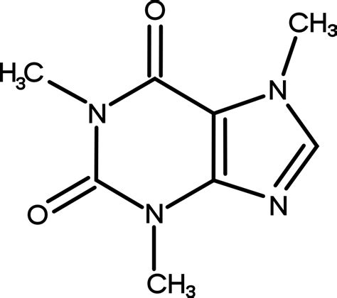 Bildergebnis für caffeine molecule