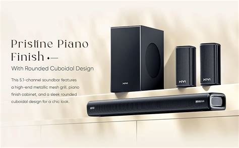Mivi Fort H750 Soundbar Dolby Audio[Just Launched] Home Theatre -750W ...