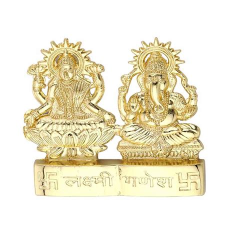 Buy Abloom Laxmi Ganesh Brass Idol / laxmi ganesh idol brass / laxmi ...